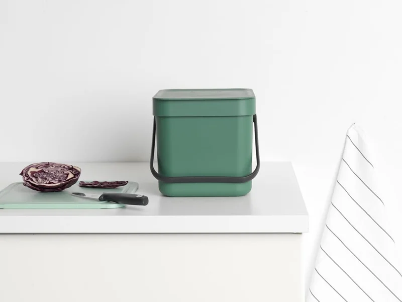 Coș de colectare selectivă Brabantia Sort&Go 6L, Fir Green