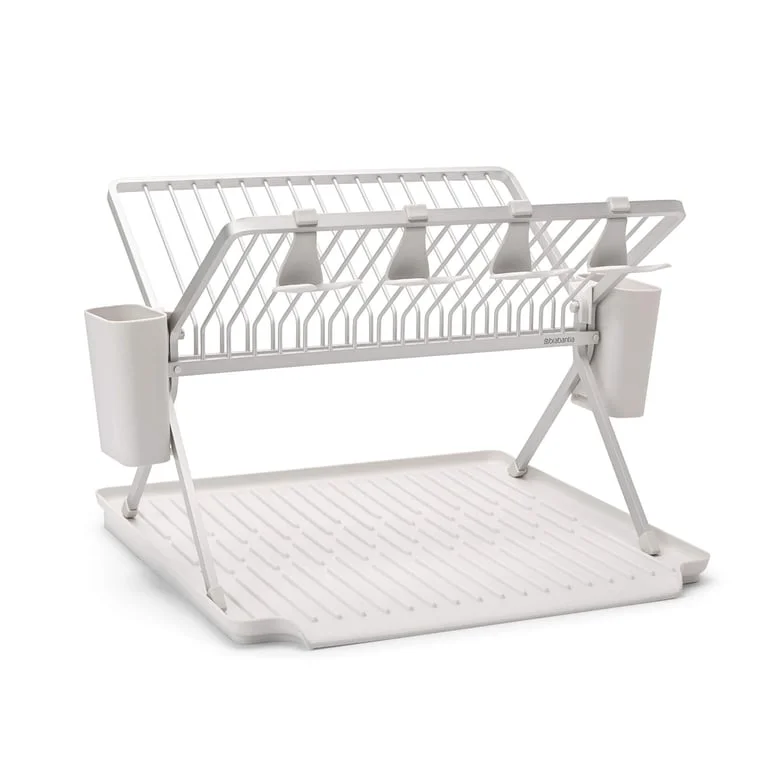Foldable Dish Rack Brabantia, Light Grey, Large