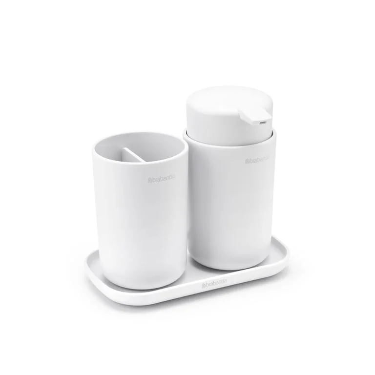 Bathroom Accessory Set Brabantia, 3 Pieces, White