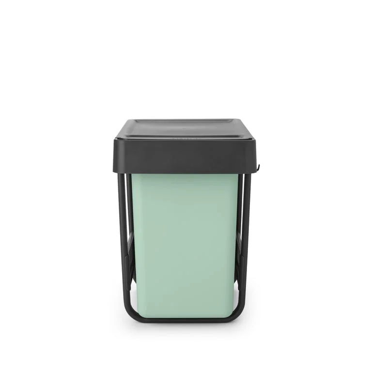 Coș de colectare separată Brabantia Sort&Go 2x15L, Dark Grey & Jade Green