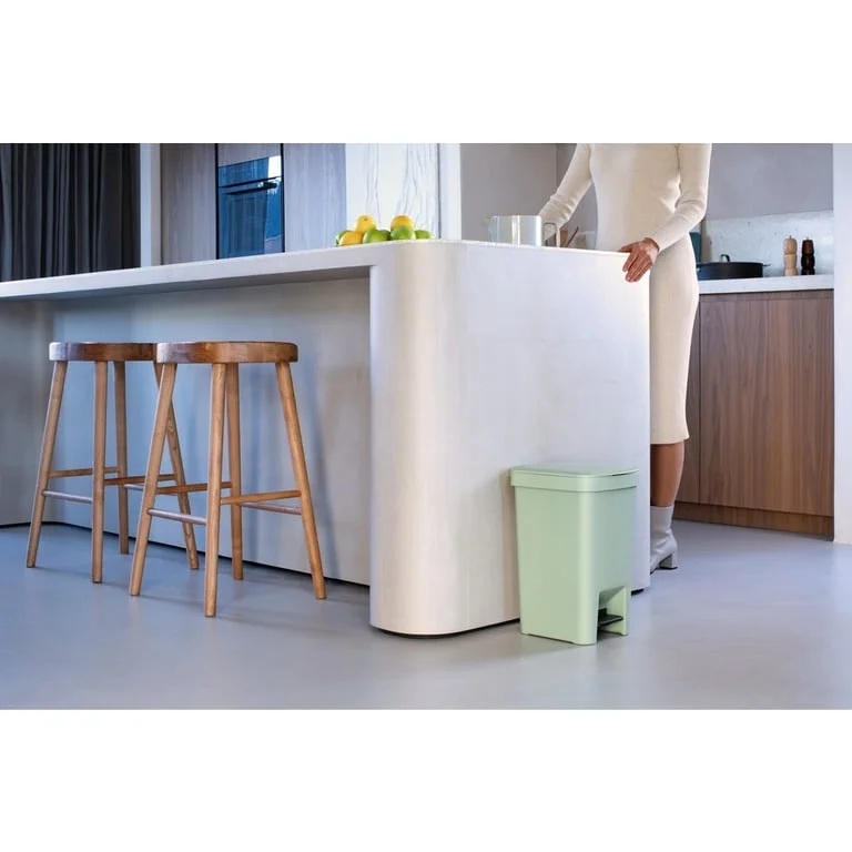 Coș de gunoi cu pedală Brabantia StepUp 16L, Jade Green