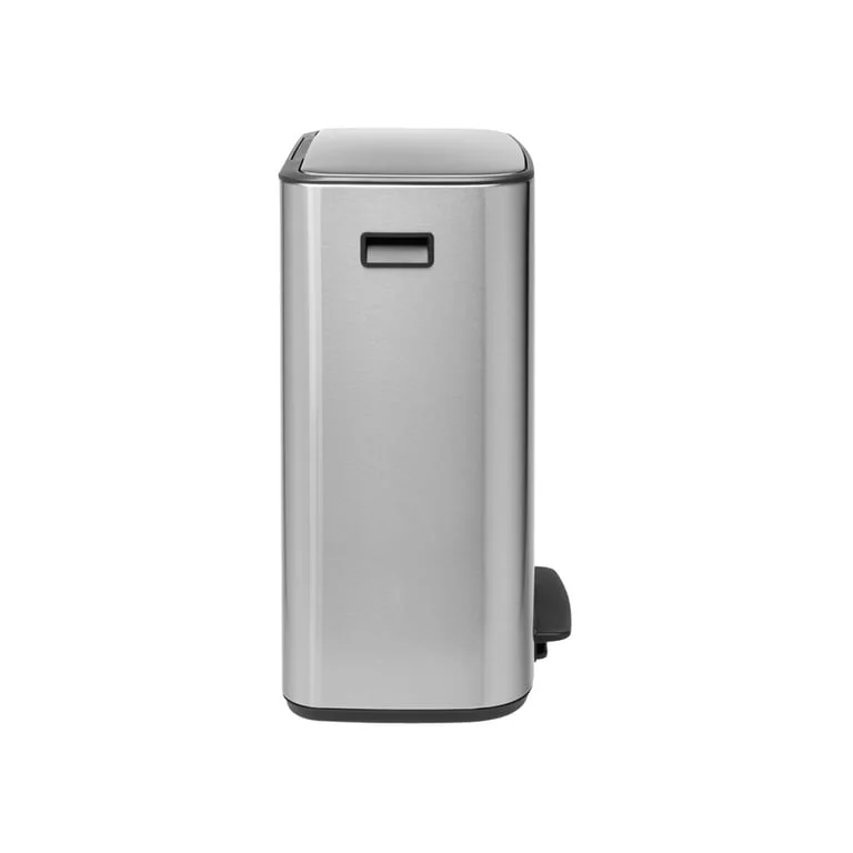 Coș de gunoi Brabantia Bo Pedal 60L, Matt Steel, Fingerprint proof