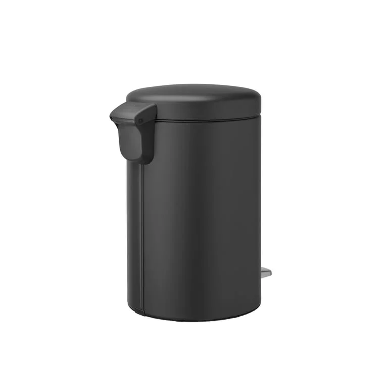 Coș de gunoi cu pedală Brabantia NewIcon 12L, Mineral Infinite Grey