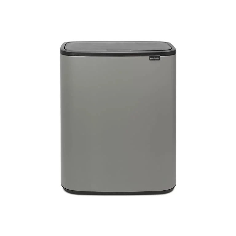 Bo Touch Bin Brabantia, 2 x 30 litre, Plastic Buckets Mineral Concrete Grey