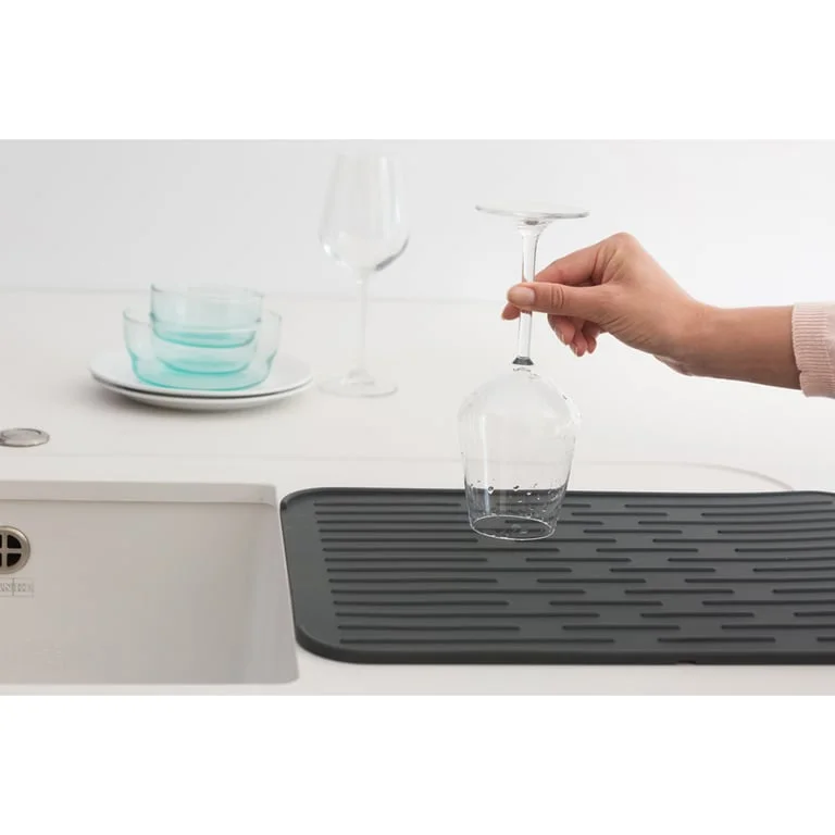Suport de vase din silicon Brabantia 33x44cm, Dark Grey