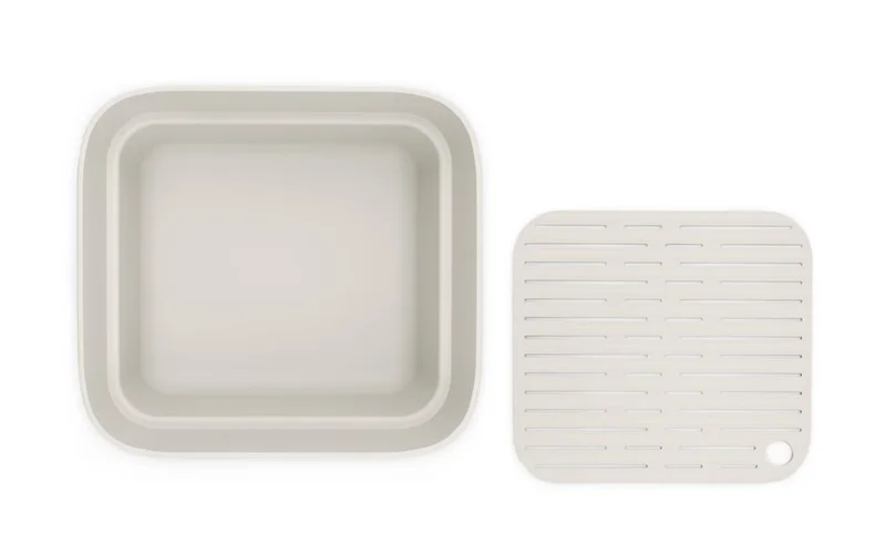 Washing Up Bowl with Drying Tray Brabantia, Light Grey