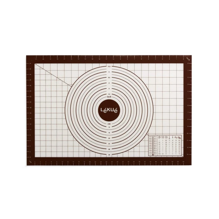 Pastry Mat Lekue 60x40cm, Silicone, with measures