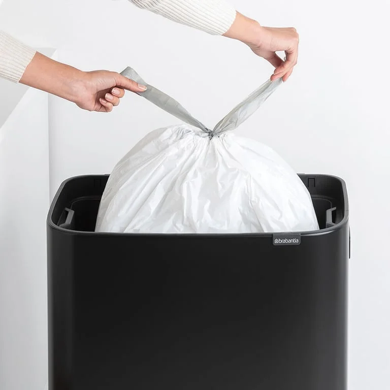 Coș de gunoi Brabantia Bo Touch Hi 60L, Matt Black