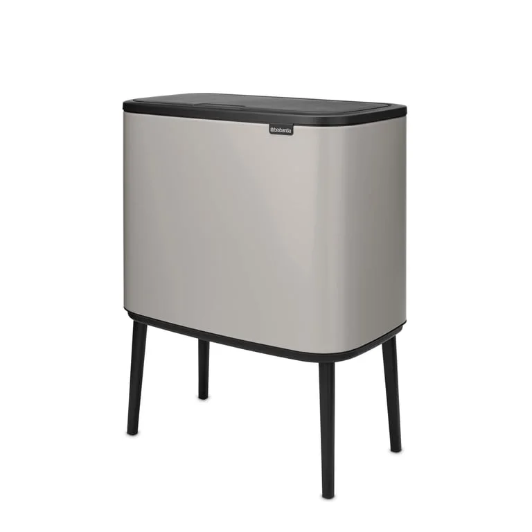 Waste Bin Brabantia Bo Touch 3x11L, Soft Grey