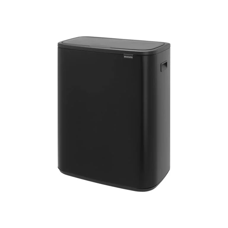 Coș de gunoi Brabantia Bo Touch 60L, Matt Black