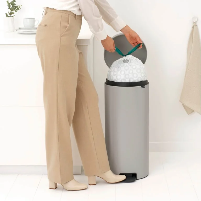Pedal Waste Bin Brabantia NewIcon 30L, Soft Grey