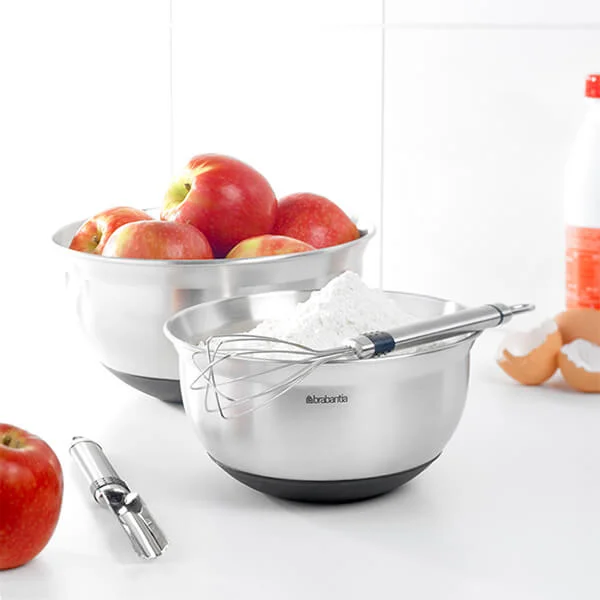 Mixing Bowl Brabantia, 1.6 L Matt Steel/Black