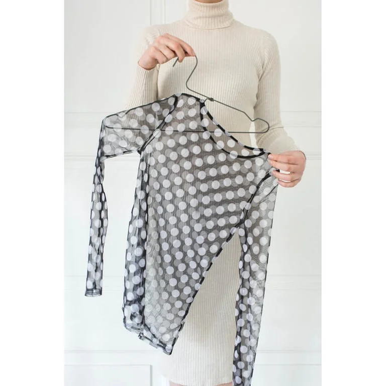 Umerașe pentru haine Brabantia Linn Black, aluminiu, 4 bucăți