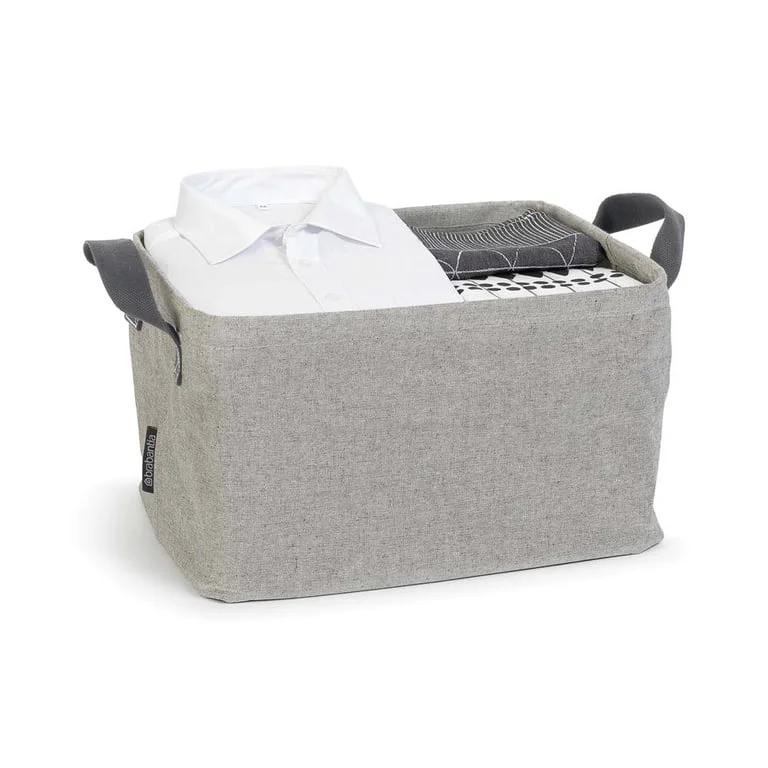 Laundry Basket Brabantia Linn 35 L, Grey, Foldable