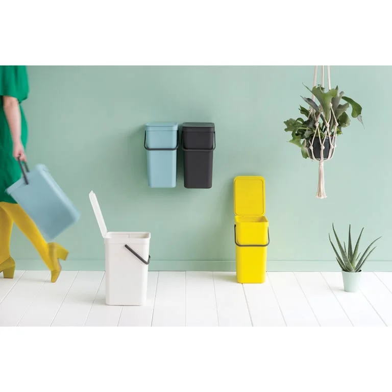 Coș de colectare selectivă Brabantia Sort&Go 16L, Dark Grey