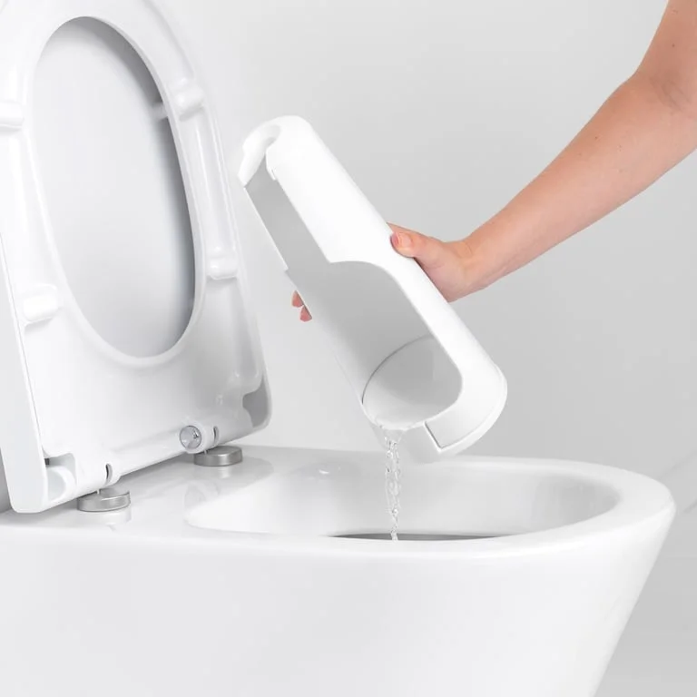 Perie de toaletă Brabantia ReNew White