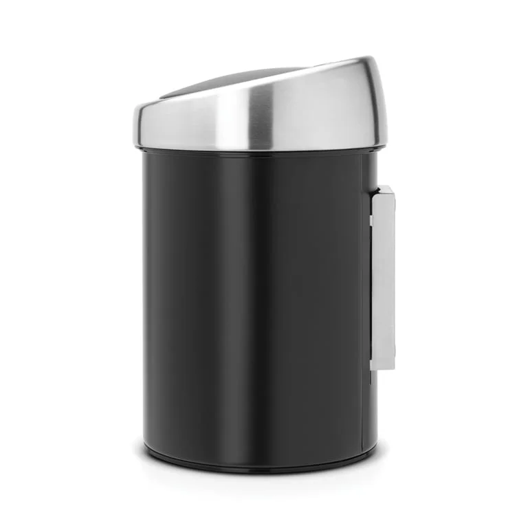 Coș de gunoi Brabantia Touch 3L, Matt Black