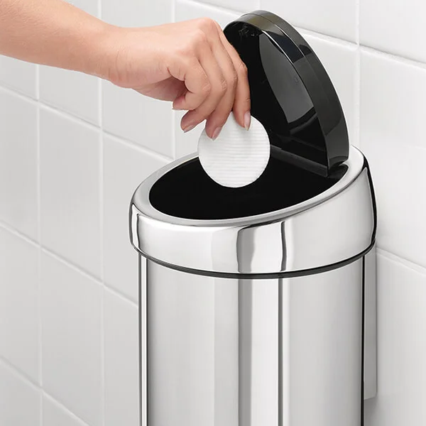 Coș de gunoi Brabantia Touch 3L, Brilliant Steel