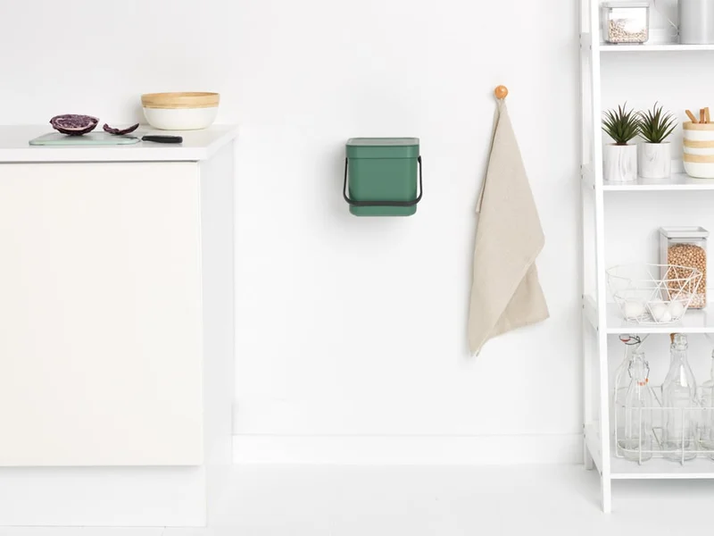 Coș de colectare selectivă Brabantia Sort&Go 6L, Fir Green