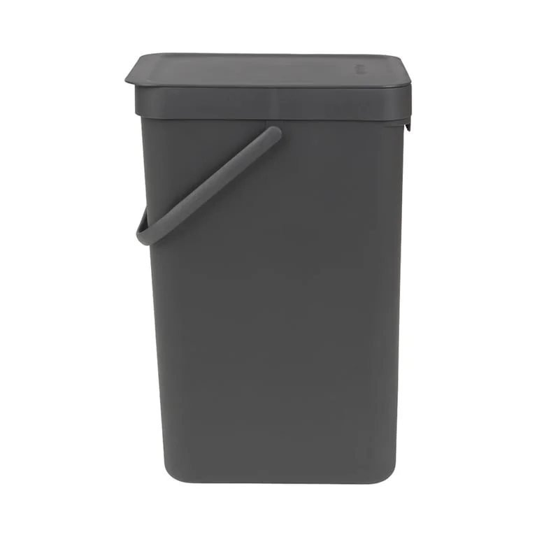 Coș de colectare selectivă Brabantia Sort&Go 16L, Dark Grey