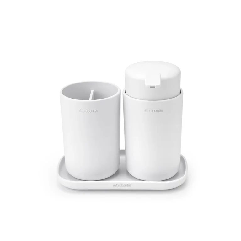 Bathroom Accessory Set Brabantia, 3 Pieces, White