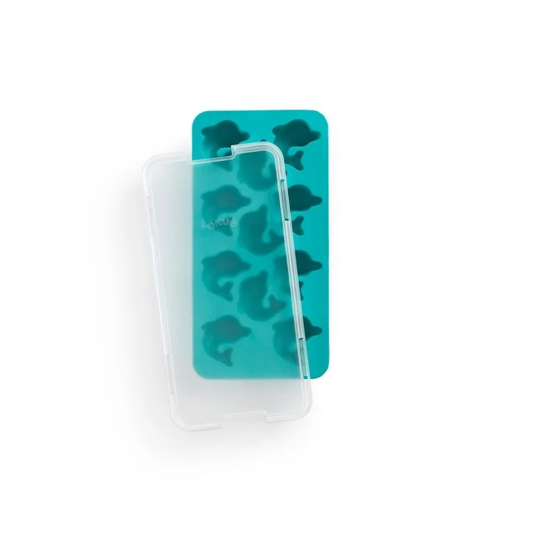 Ice cube tray with lid Lekue, dolphin