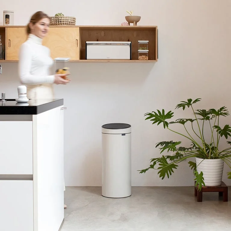 Coș de gunoi Brabantia Touch New 30L, Soft Beige