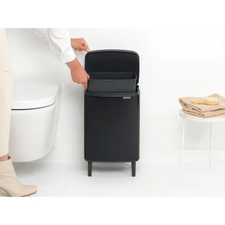 Coș de gunoi Brabantia Bo Small Hi 12L, Matt Black