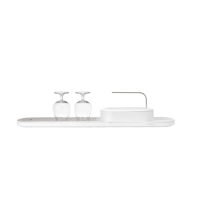 Set de organizare pentru chiuvetă Brabantia SinkStyle Mineral Fresh White, 2 bucăți