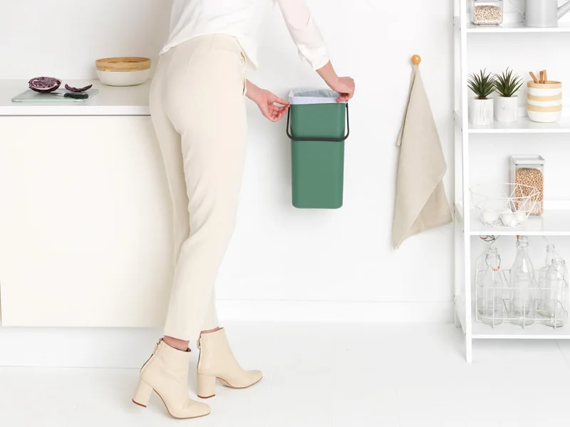 Coș de colectare selectivă Brabantia Sort&Go 16L, Fir Green