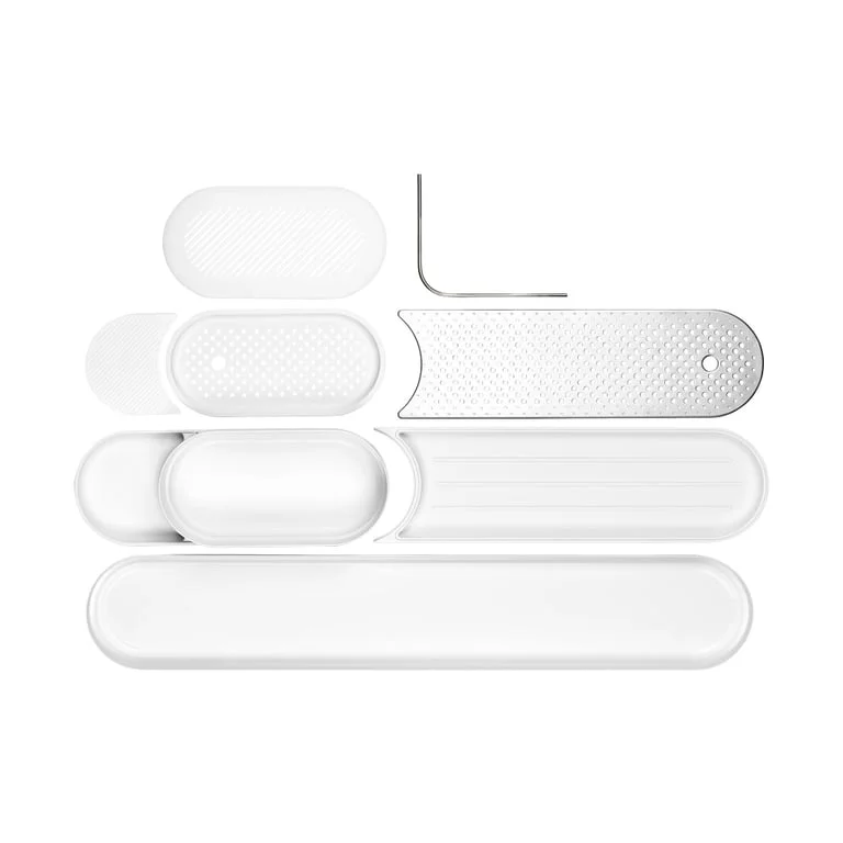 Set de organizare pentru chiuvetă Brabantia SinkStyle Mineral Fresh White, 2 bucăți