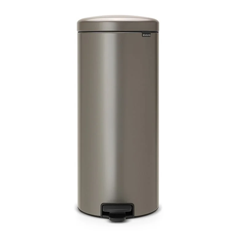 Coș de gunoi cu pedală Brabantia NewIcon 30L, Platinum