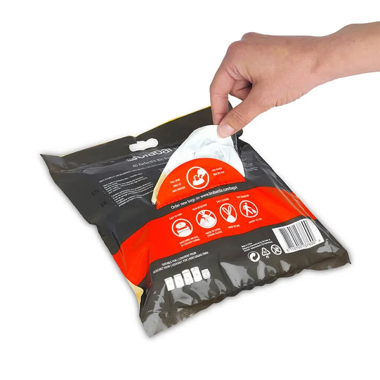 Saci de gunoi cu șnur Brabantia PerfectFit Sort&Go/Touch, cod A, 3L, 40 bucăți, pachet