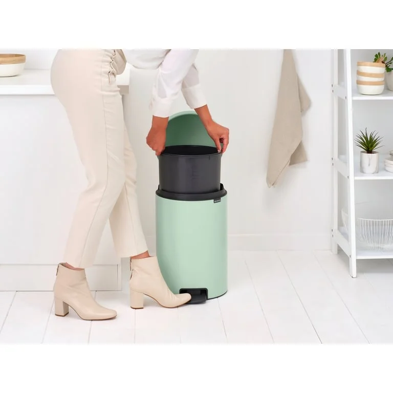 Coș de gunoi cu pedală Brabantia NewIcon 20L, Jade Green