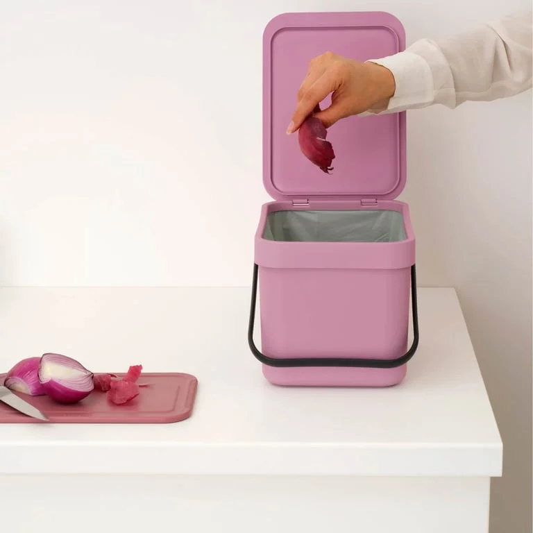 Coș de colectare separată Brabantia Sort&Go 6L, Lilac Pink