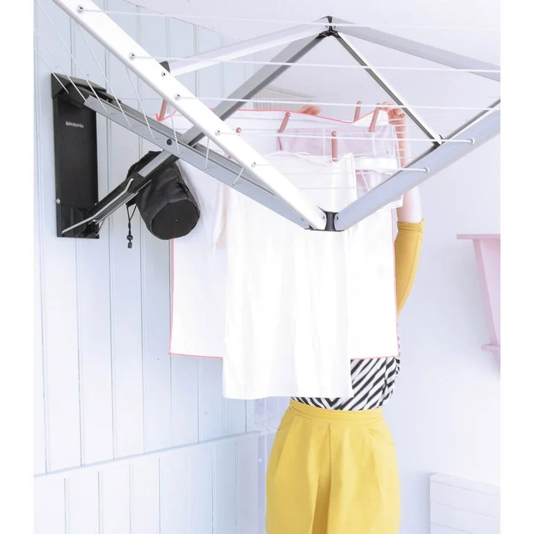 Dryer Brabantia, WallFix in cover, Metallic Grey