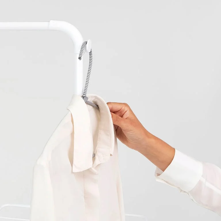 Uscător de rufe Brabantia Hangon, 25m, tijă suplimentară, Fresh White