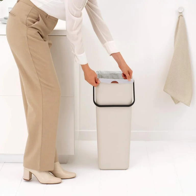 Coș de colectare separată Brabantia Sort&Go 40L, Soft Beige