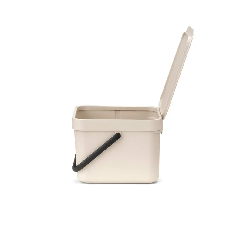 Coș de colectare separată Brabantia Sort&Go 6L, Soft Beige
