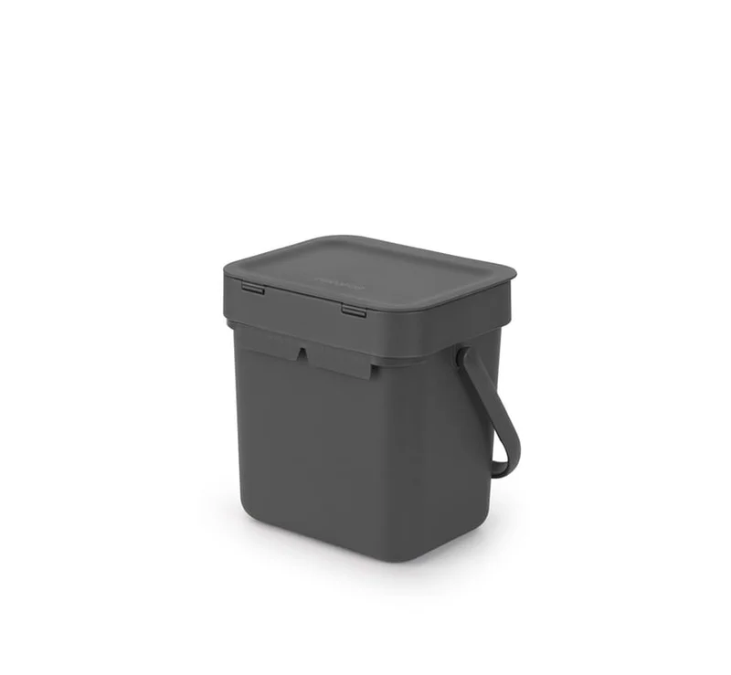 Coș de colectare separată Brabantia Sort&Go 3L, Grey