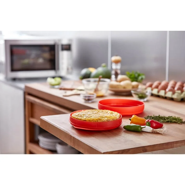 Vas pentru gătit omletă la microunde Lekue, rotund