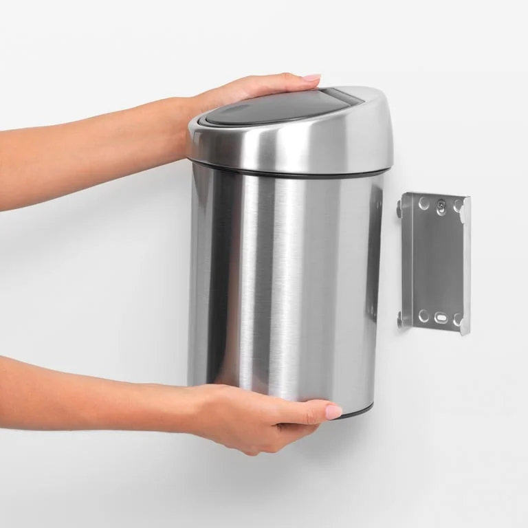 Coș de gunoi Brabantia Touch 3L, Platinum