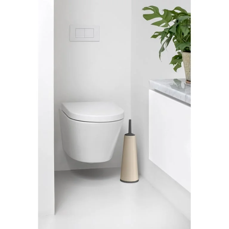 Toilet Brush & Holder Brabantia ReNew Soft Beige