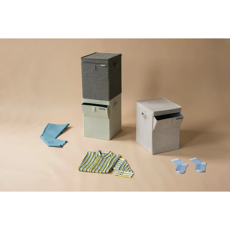 Stackable Laundry Box Brabantia Linn, 35L Grey
