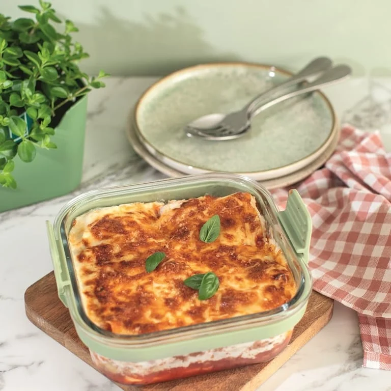 Tavă de copt Lekue pentru friteuză cu aer cald 18,5x17,5xH9,5cm