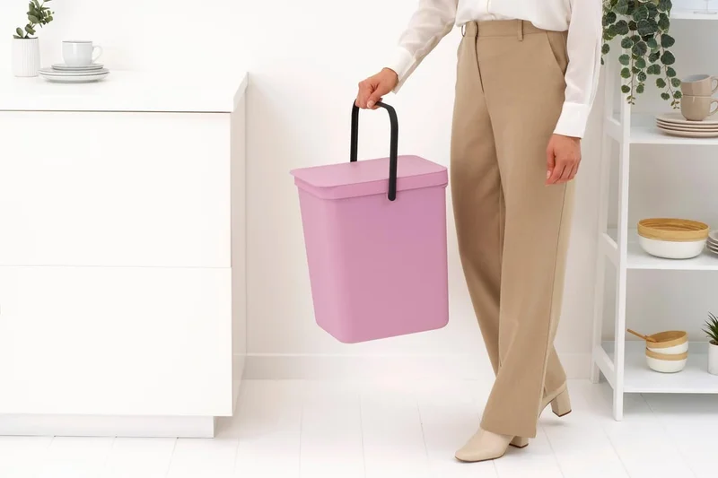 Waste Bin Brabantia Sort&Go 25L, Lilac Pink