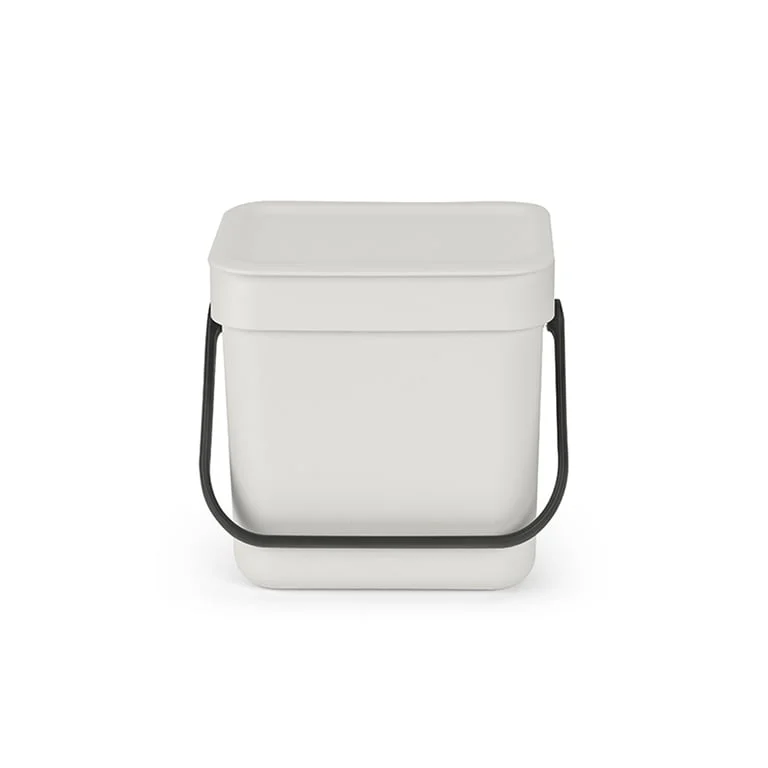 Coș de colectare selectivă Brabantia Sort&Go 3L, Light Grey