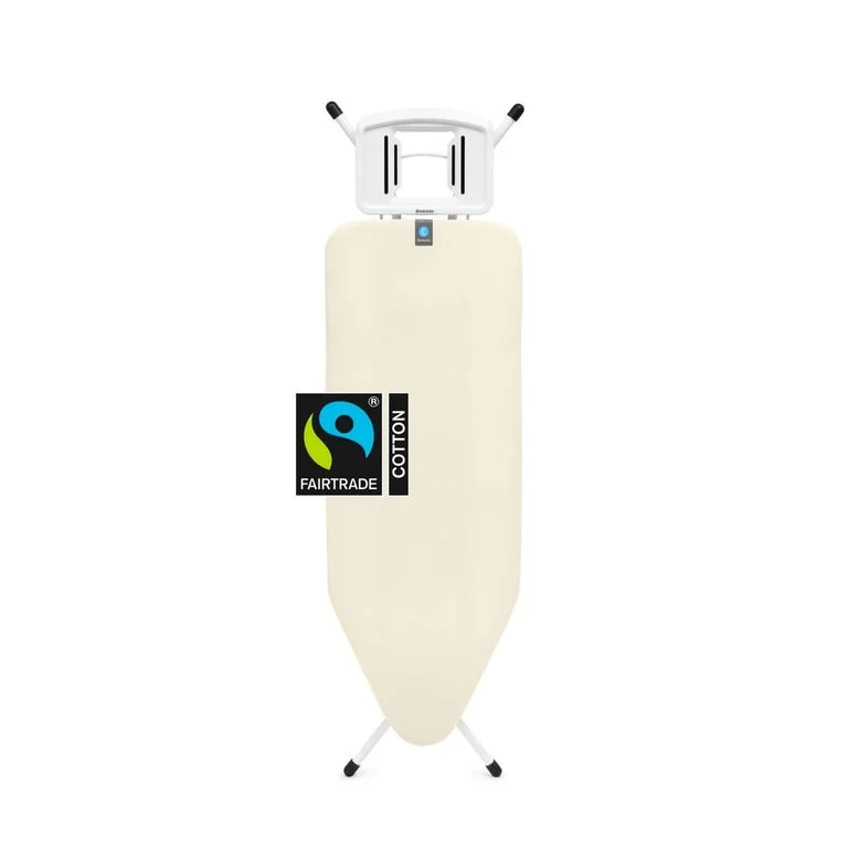 Masă de călcat Brabantia C 124x45cm cu suport solid pentru fier de călcat, Ecru