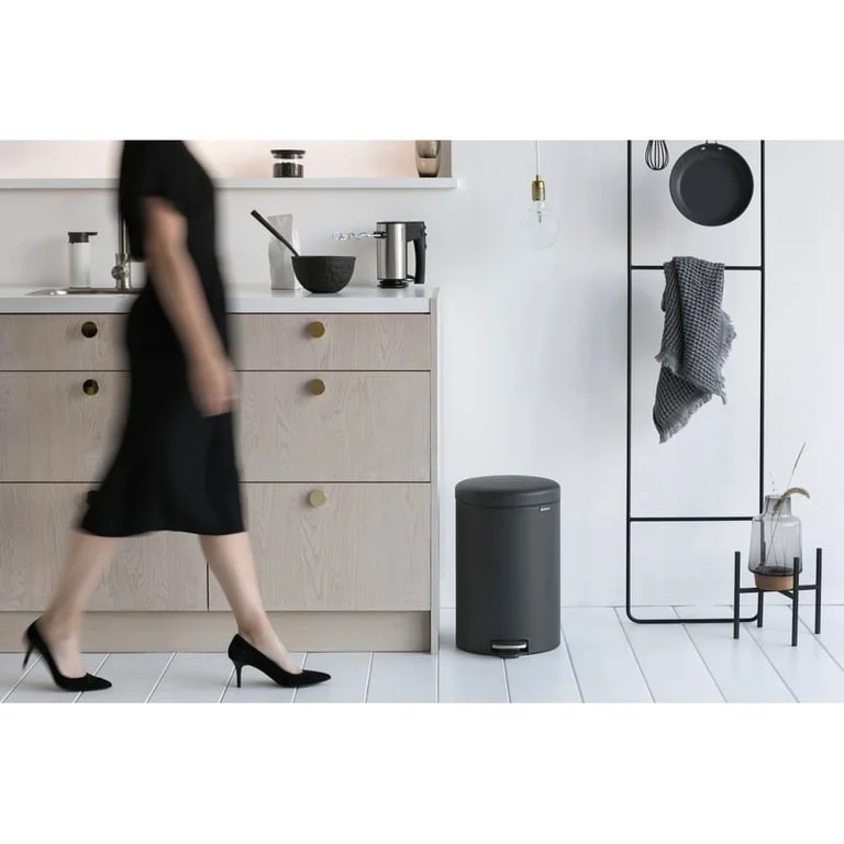 Pedal Waste Bin Brabantia NewIcon 20L, Mineral Infinite Grey