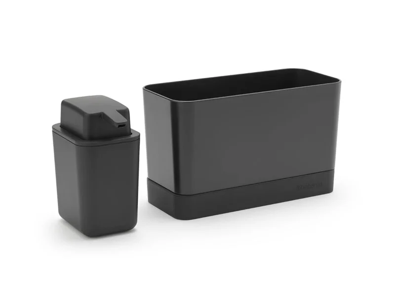 Sink Organiser&Soap Dispenser Brabantia, Dark Grey